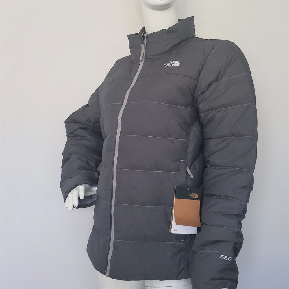 THE NORTH FACE WOMEN FLARE2 PUFFER 550-DOWN WINTER JACKET Grey size S, XL, XXL - Picture 2 of 3